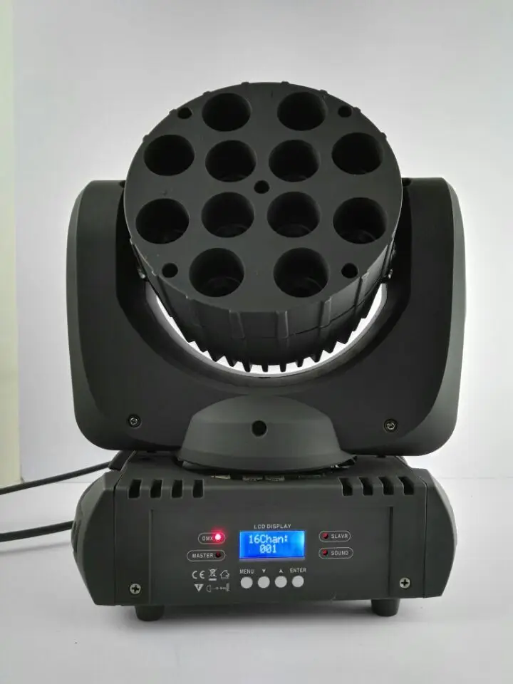 4pcs/lot hot promotion 12*12w led beam moving head lights for concert wedding show | Лампы и освещение