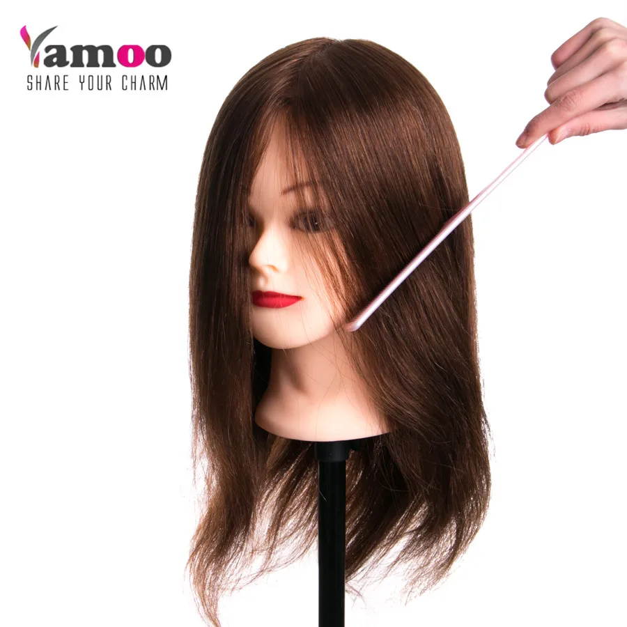 Кукла манекен для парикмахерских с натуральными волосами|hair head doll|doll for hairdresserhead