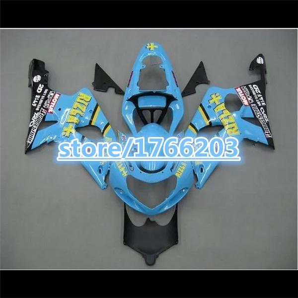 Легкий комплект синих обтекателей для GSX R1000 GSXR1000 GSXR 1000 K2 K1 00 01 02 2000 2001 2002