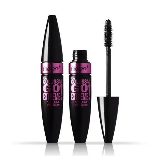 Pudaier Make up 4d fiber lash тушь для ресниц Подкручивающая норковая тушь для ресниц плотное волокно водостойкая Косметическая стойкая Подкручивающая тушь - Цвет: black