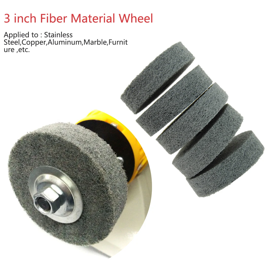 Прочный и низким энергопотреблением 3 дюйма покрыт нейлоновым волокном