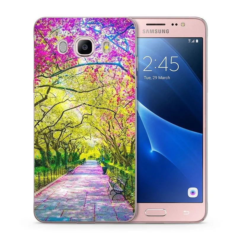 For Samsung Galaxy A3 A5 2016 2015 2017 prime J1 J2 J3 J5 J7 G530H S8/plus Note 8 TPU Silicon Tree Tower Scenery Cover Case C097 |