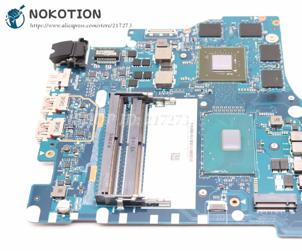 NOKOTION BY511 NM-A541 основная плата для lenovo Ideapad Y700 Y700-15ISK Материнская плата ноутбука 15,6 дюймов I7-6700HQ Процессор GTX960M графика