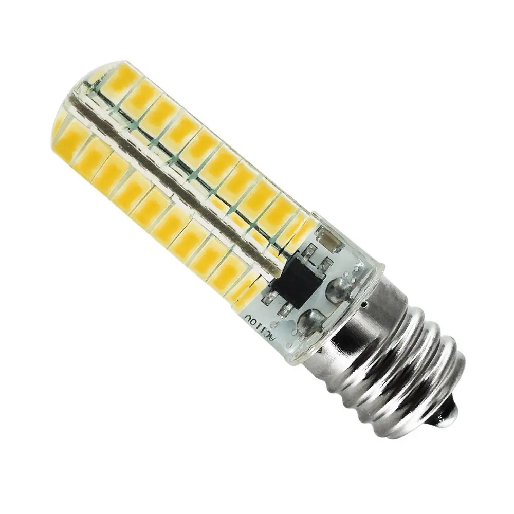 E17 LED Bulb Dimmable 5W Warm White 3000K 45W Halogen Bulbs Equivalent 80 X 5730 SMD Led for Microwave Oven | Лампы и освещение