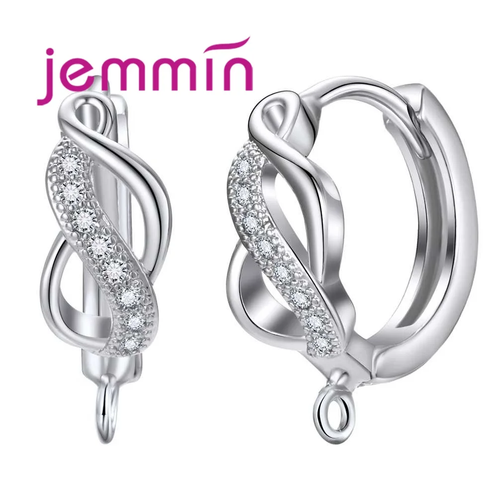 Серьги-кольца женские из серебра 925 пробы с музыкальными нотками | Украшения и