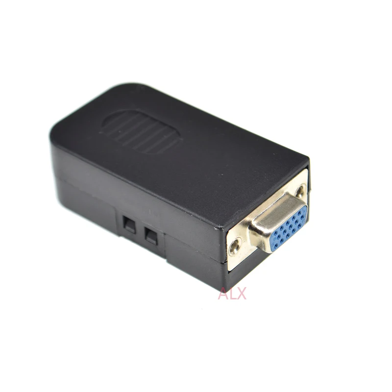 1 шт. VGA VGA15 DB15 15PIN 3 ряда розетка гнездовой разъем для штекера до винтовой терминальный адаптер с черной раковины и D-SUB жильный кабель припойная