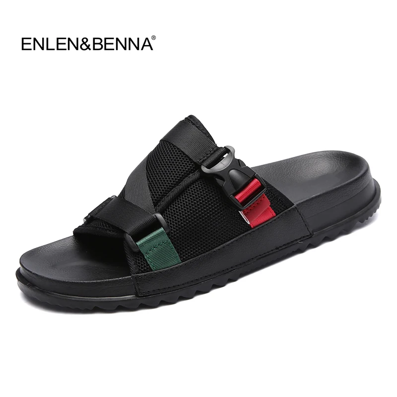 

2020 Summer Fashion Sandals EVA Massage Beach Slippers For Mens Flip Flops Casual lightweight Breathable Men Sandalias Hombre
