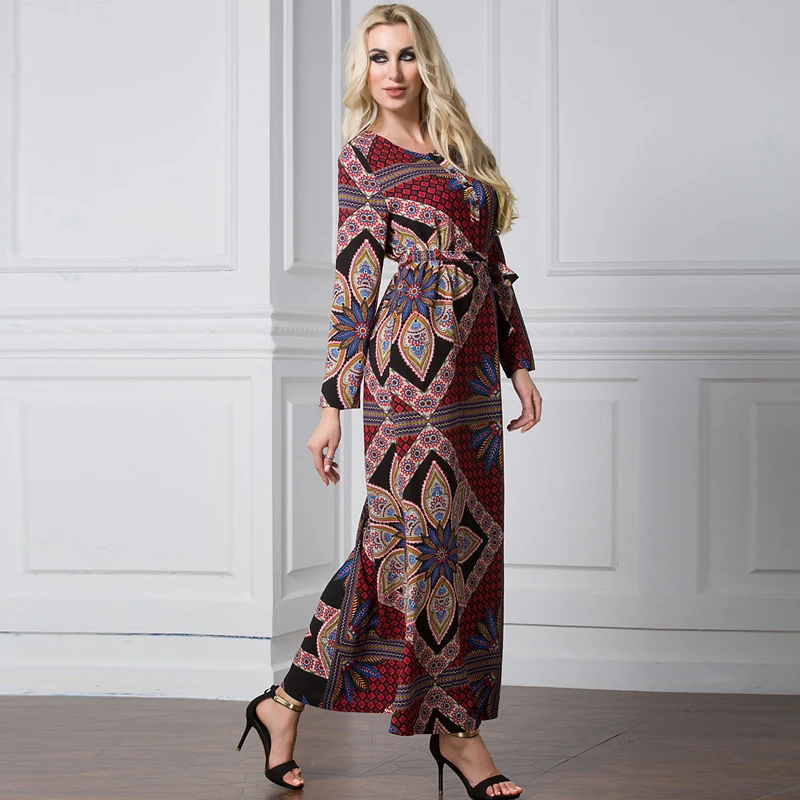 Женское длинное платье Кафтан Abaya кафтан в Дубае Арабская хиджаб мусульманское