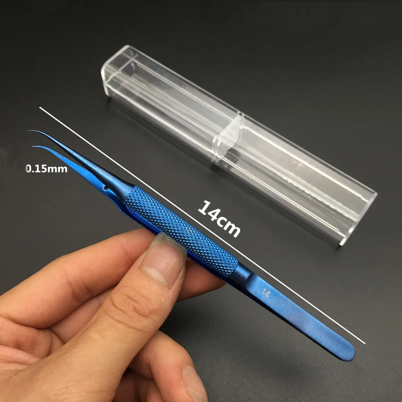 Точный ремонт телефона Пинцет для отпечатков пальцев Перемычка 0 02 мм