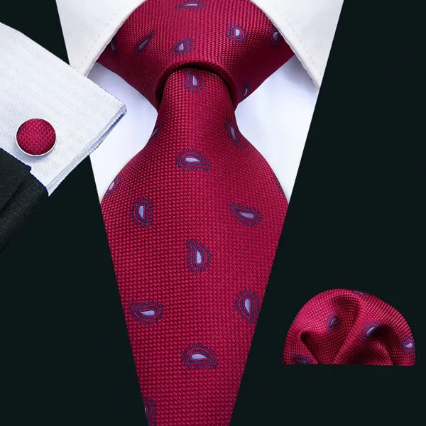 LS-5003, 8,5 см, новинка, мужской галстук, шелк, Barry.Wang, 11 цветов, Пейсли, галстуки для мужчин, Свадебный, деловой стиль, Прямая поставка, набор галстуков - Цвет: LS-5027