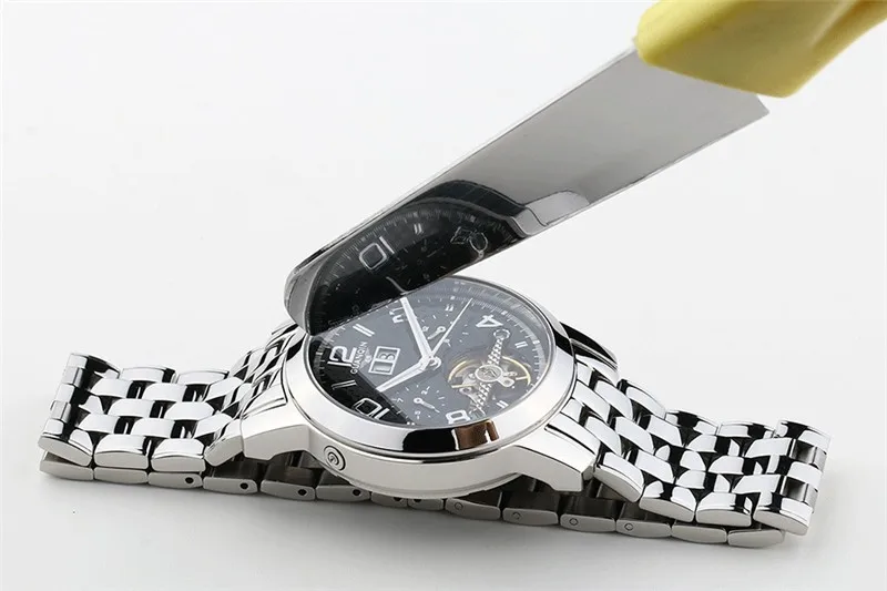 Автоматические часы GUANQIN Tourbillon, мужские светящиеся часы с календарем, полностью стальные механические наручные часы Mnale