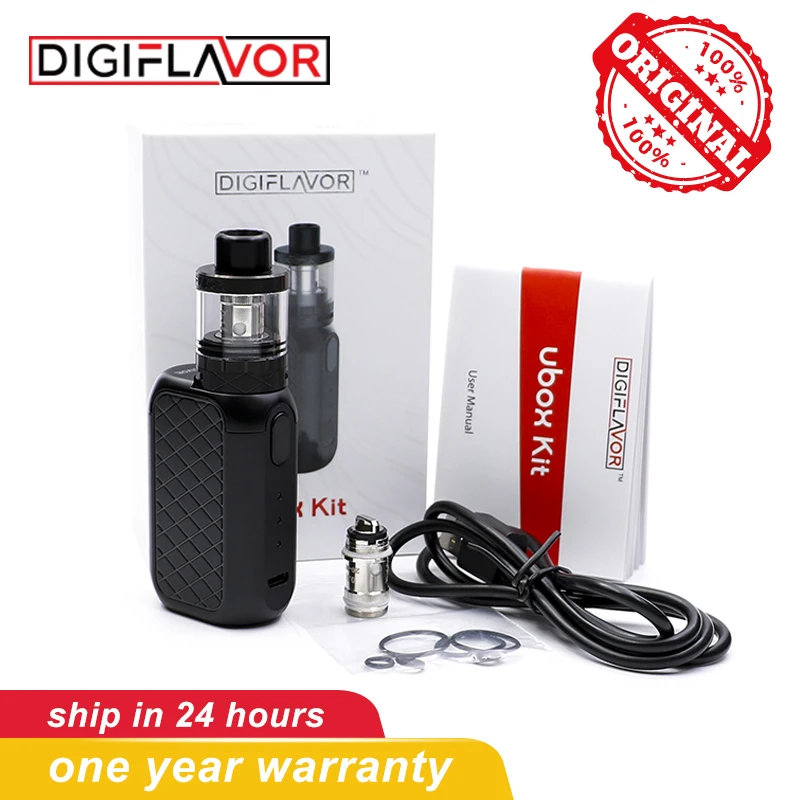 Оригинальный комплект Digiflavor Ubox вейп с аккумулятором 1700 мАч 2 мл бак 28 Вт mod