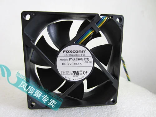 Бесплатная доставка Foxconn 8 см 8025 PWM PVA080G12Q CPU 12V0.65A4 80x80x25 мм вентилятор | Компьютеры и