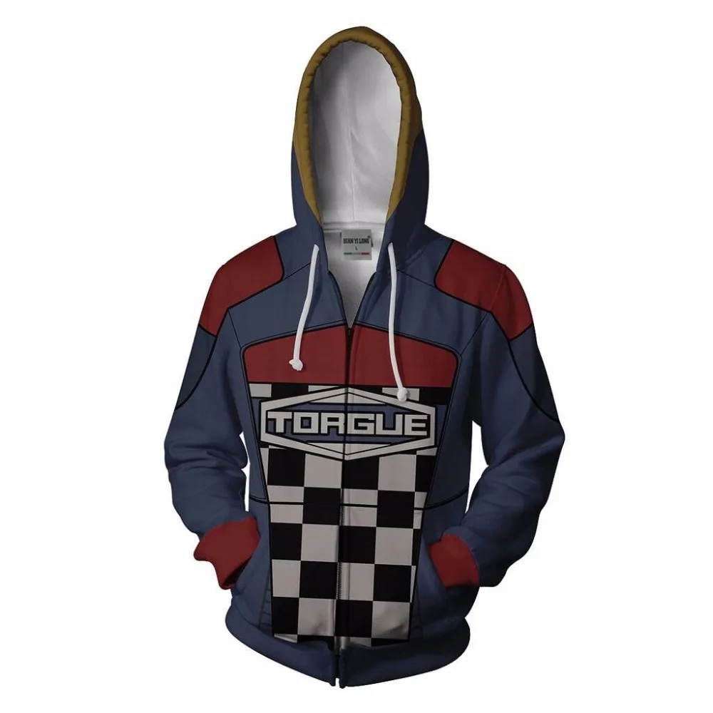 BIANYILONG 2019 new Hoodies Sweatshirts Coat Costume Legion Clothing Torgue 3D printed Zipper hip hop tops | Мужская одежда