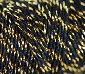 black gold Низкие! веревка из натурального хлопка 4ply(100 ярдов) 1 шт. тонкие Bakers шпагат цвет веревка для выпечки Аква мята золото хлопковая нить цвет - Цвет: black gold