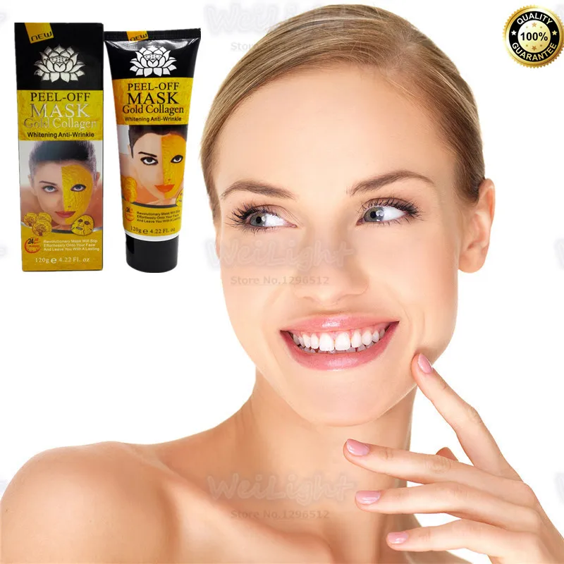 Коллагеновая увлажняющая маска для лица 24 к с экстрактом улитки отбеливающая удаления веснушек маски