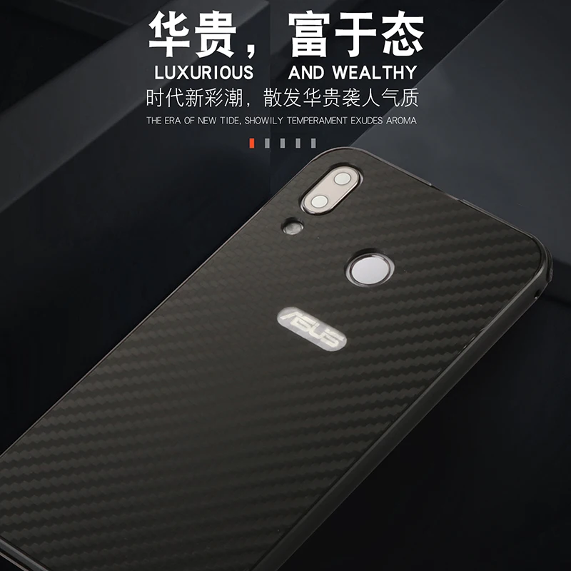 Для Asus Zenfone Max Pro M1 ZB601KL ZB602KL чехол Алюминий металлический каркас+ карбоновое волокно жесткий задняя крышка для Asus Zenfone Max Pro M1