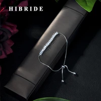 hibride fashion luxury mother bracelet clear white round move stone wedding bracelet new energy bracelet for woman b 47