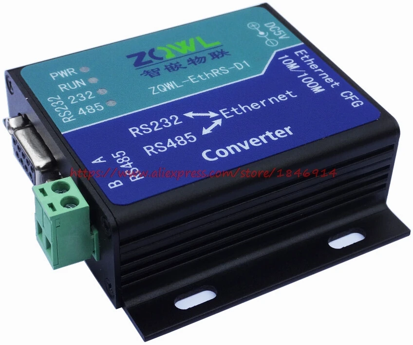Последовательный сервер Modbus TCP к RTU RS232 \ RS485 двойной последовательной сети