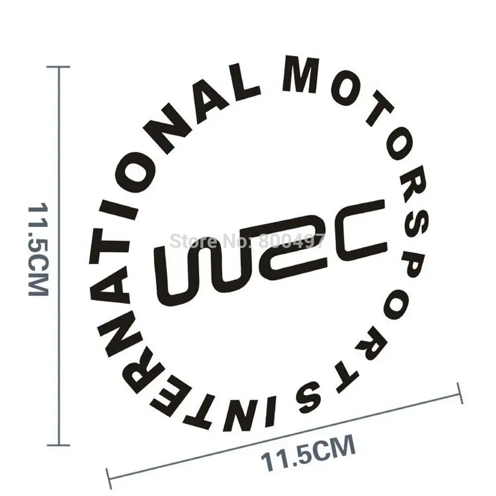 Стильные модные креативные декоративные Переводные картинки WRC FIA Чемпионат мира