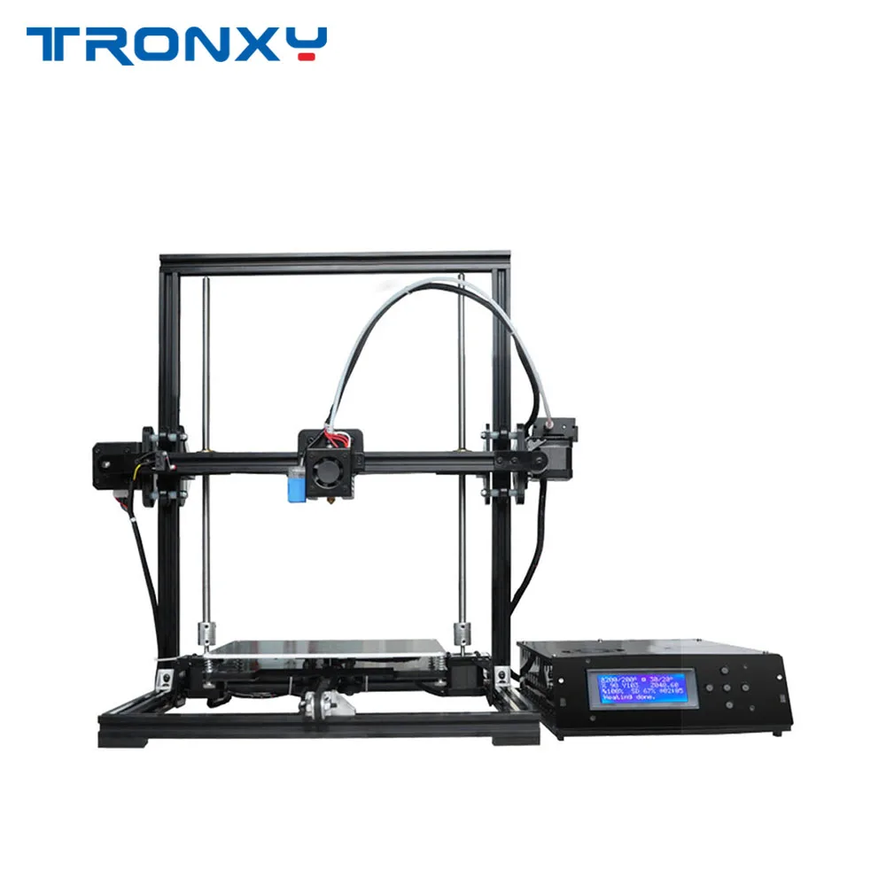 Высокоточный Рабочий стол 3d принтер DIY Kit Tronxy X3A большой размер печати с ЖК-экраном датчик автоматической коррекции поддержка tf-карты