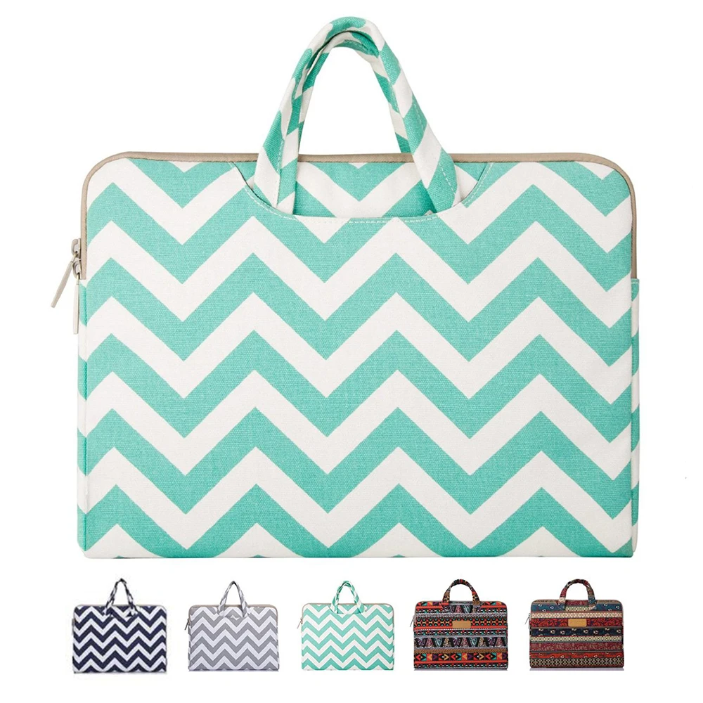 Mosiso Briefcase for Macbook 11 12 inch Women Chevron Laptop Sleeve Carrying Bag For air 13 Mac Pro 15 | Компьютеры и офис