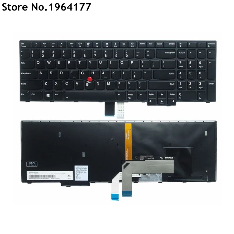 Новая клавиатура с подсветкой для IBM Lenovo ThinkPad S5 2nd Gen S5-2ND Generation E560P тип 20JA PK131X51B00 US |