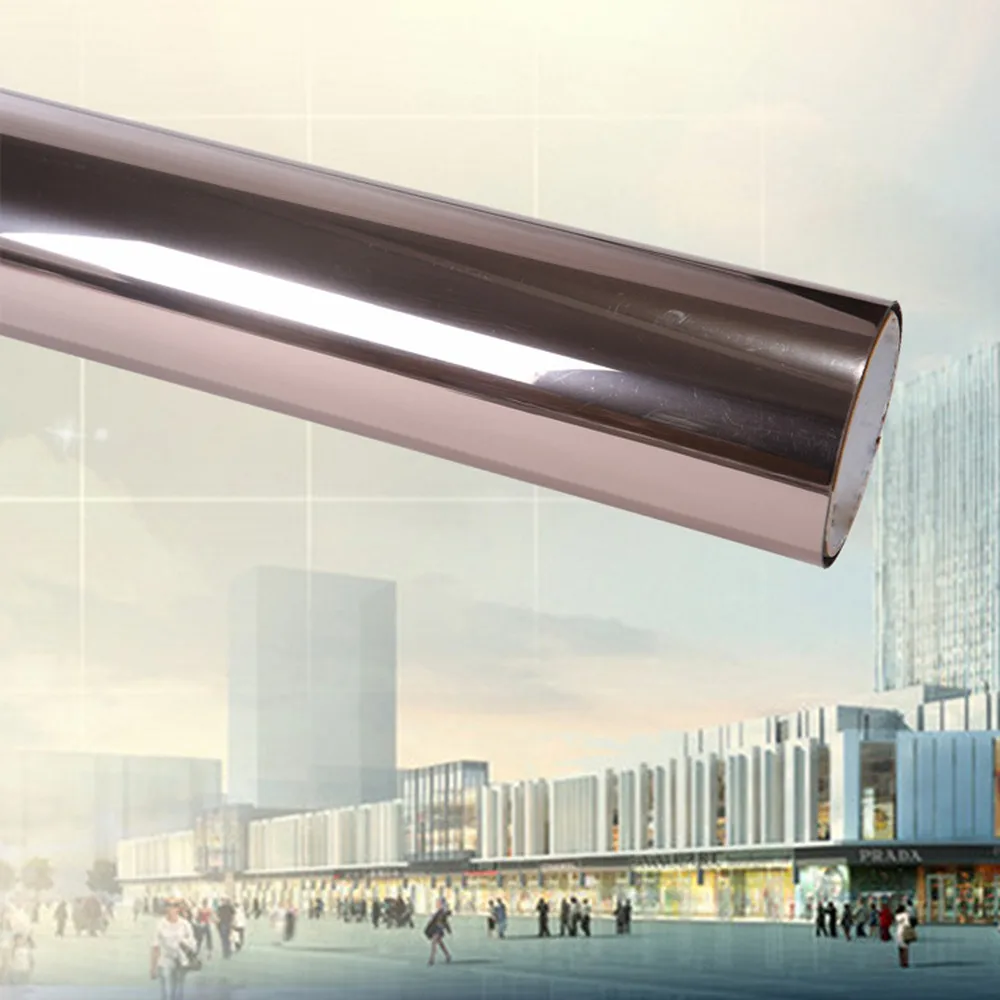 Бронзовая и серебристая Тонировочная пленка SUNICE для окон