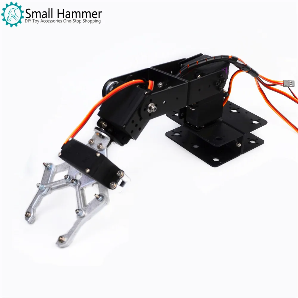 Алюминиевый сплав Arduino 4 DOF манипулятор Кронштейн Рулевого механизма механические лапы DIY части робота