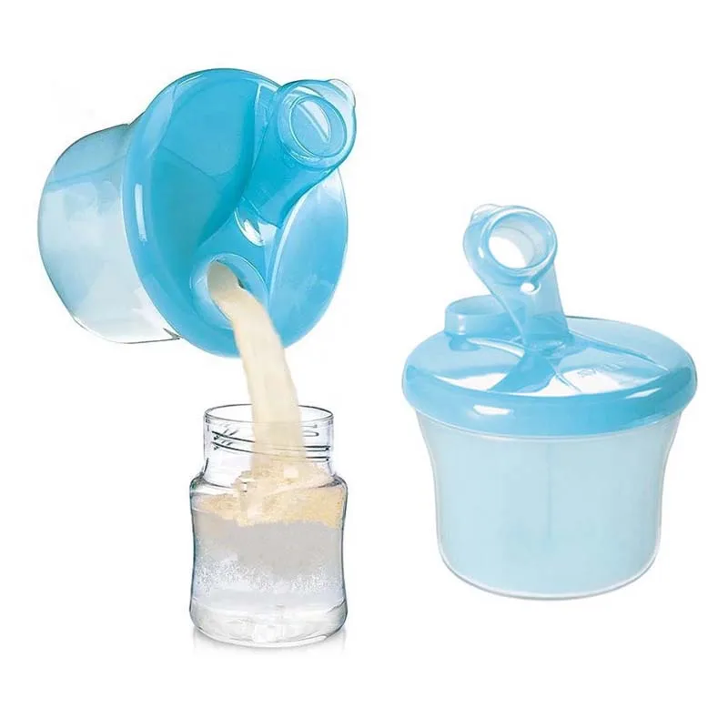 New Portable Baby Infant Feeding Milk Powder &ampFood Bottle Container 3 Cells Grid Bowl | Мать и ребенок