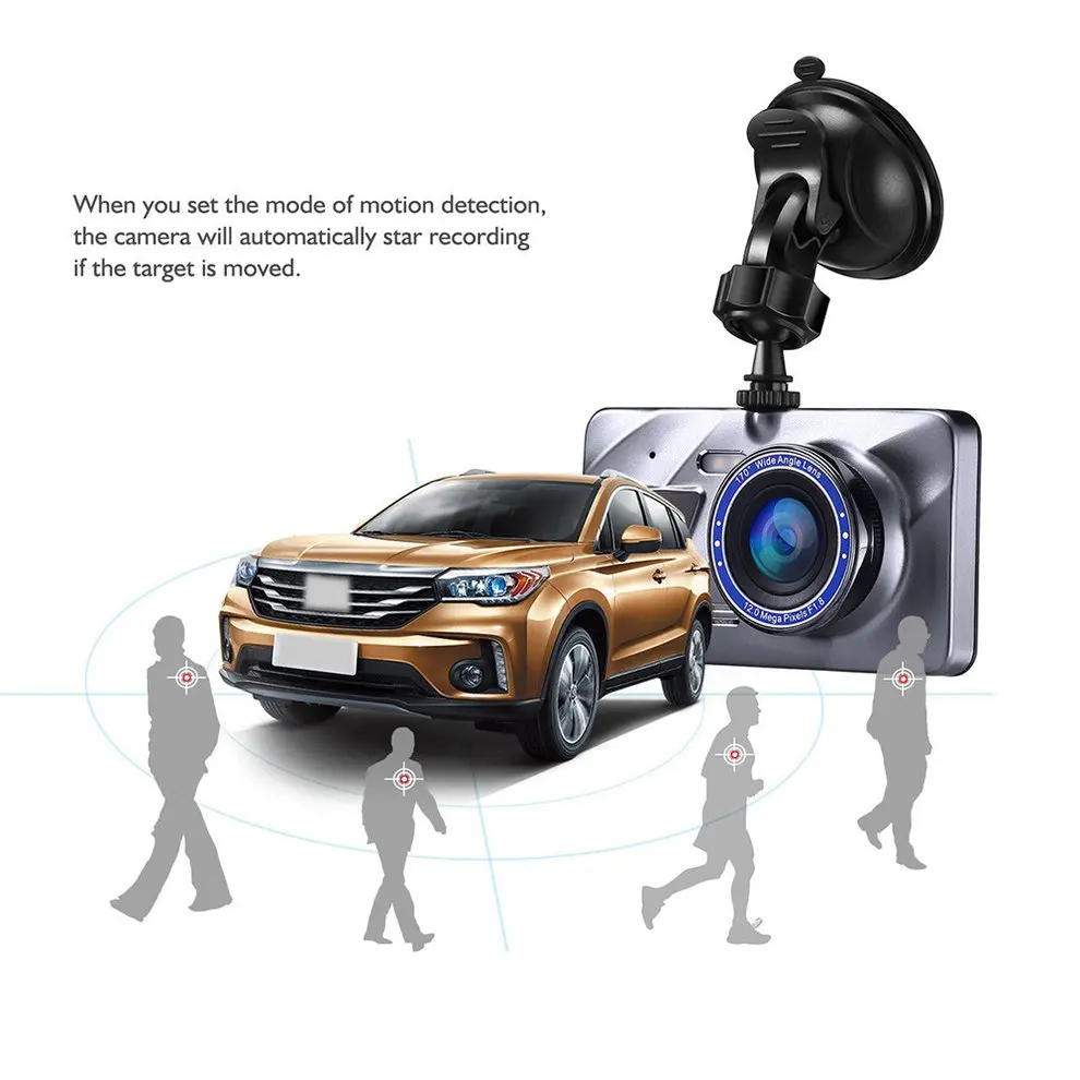 " Автомобильный Hd 1080p 128gb цифровой видеорегистратор Автомобильная приборная панель DVR камера видео регистратор g-сенсор Даш-камера Us