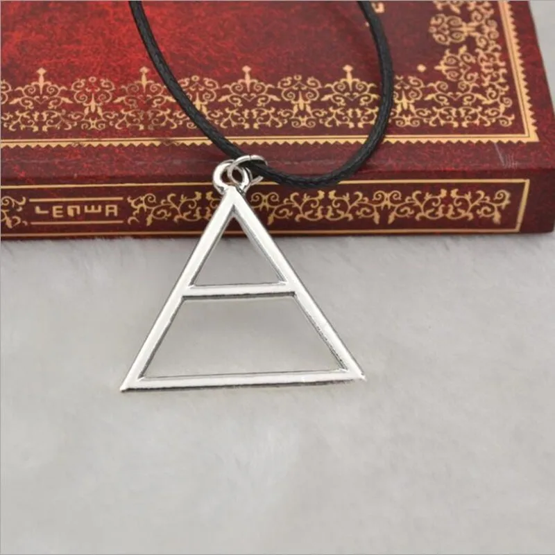 30 Seconds to Mars ожерелья с логотипом треугольная Подвеска Ожерелье для мужчин и женщин болельщиков сувенир подарок