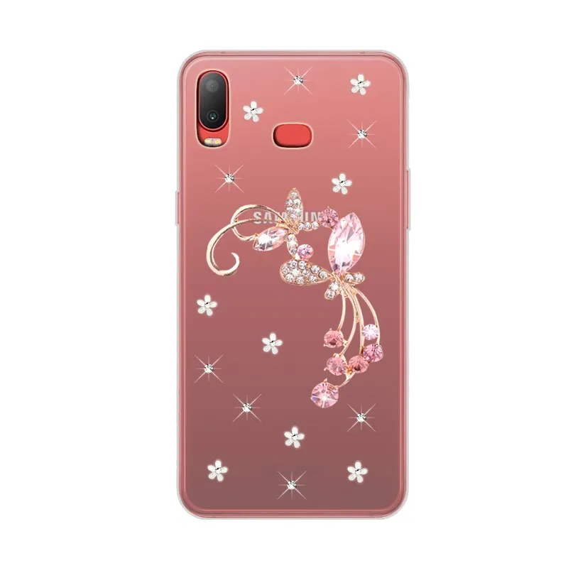 Чехол angel design для Samsung Galaxy J4 Plus J6 S10 S10e A8S A7 2018 прозрачный чехол телефона бампер J7 neo J5