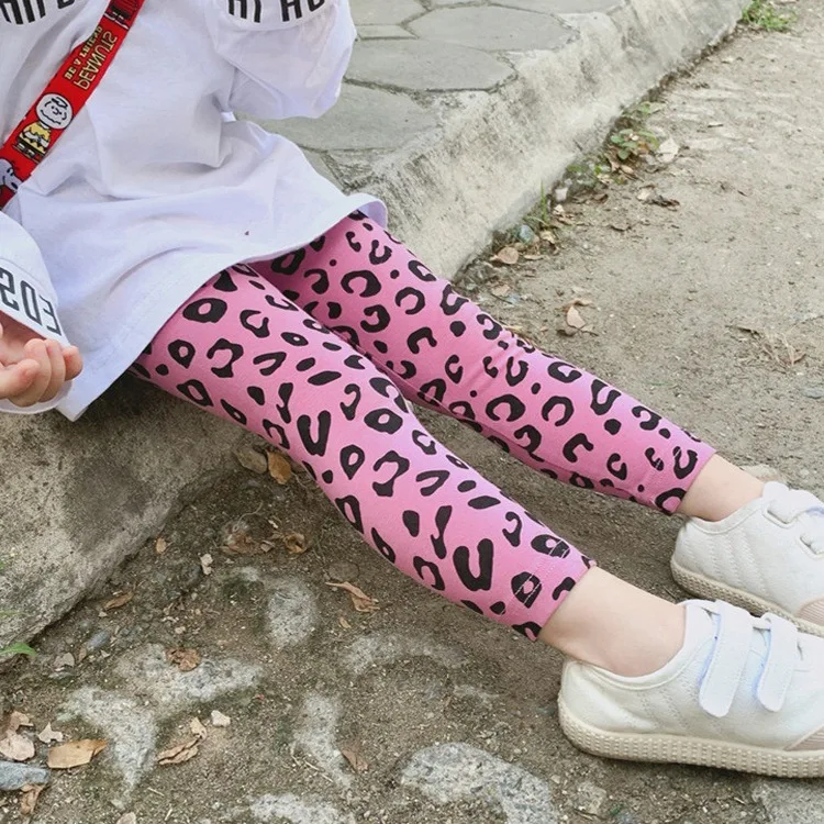 Коллекция 2019 года модные трусы с леопардовым принтом для девочек узкие леггинсы