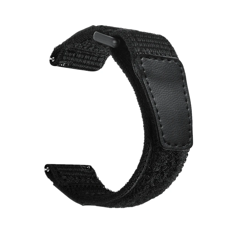 Black Нейлоновый ремешок для samsung Galaxy watch 46 мм Ременная Передача s3 frontier band Браслет 22 мм huawei GT часы Ременная Передача S 3 46 мм - Цвет ремешка: Black