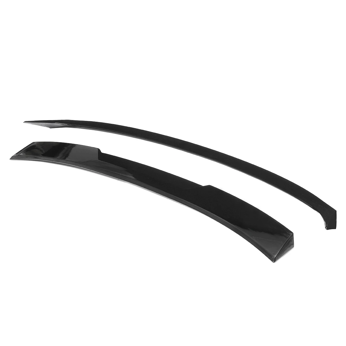 Спойлер на крышу заднего стекла автомобиля 2 шт. блеск черный спойлер багажник