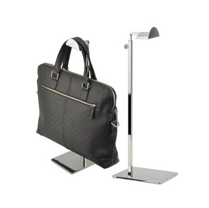 Модная металлическая зеркальная полированная сумка витрина для сумки подставка