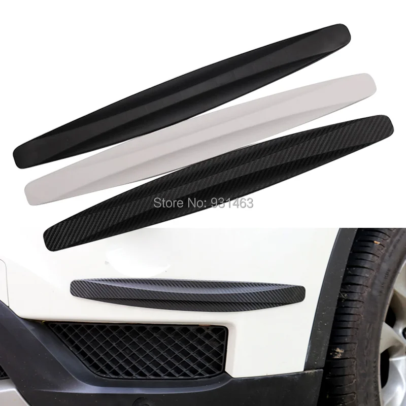 2pcs Protection Door Guards Anti-Scratch Strips Lip Deflector Car Rubber Bumper Protector Guard Corner Strip Crash Bar Trim | Автомобили и