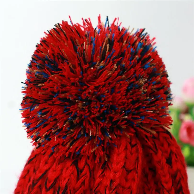 Горячая Распродажа новые модные женские теплые шерстяные зимние шапки вязаные