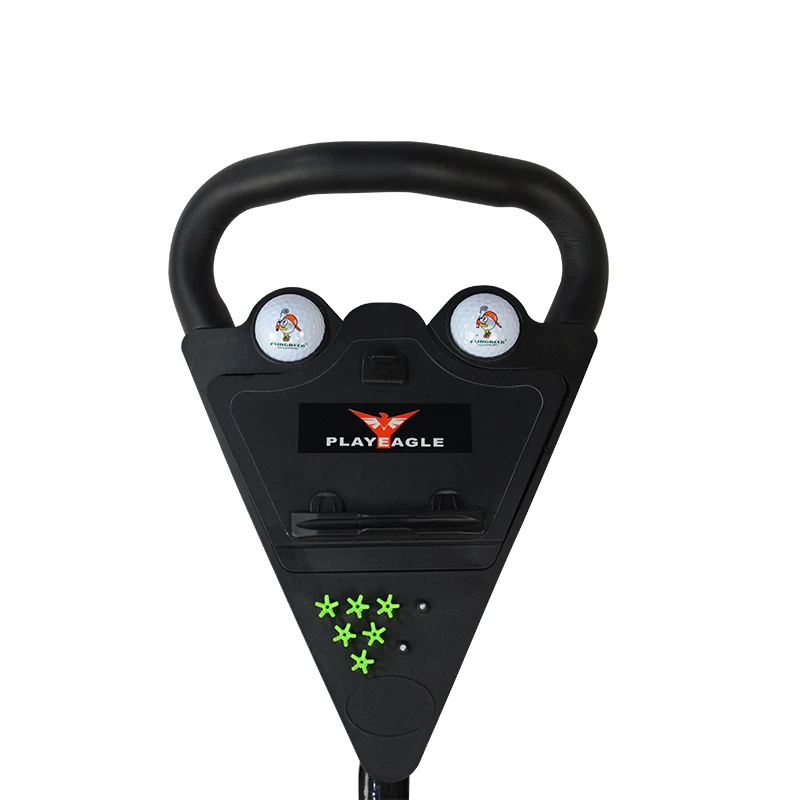 Плетеная электронной ручной тележки гольфа легкий 3 колеса гольф клуба пуш ап