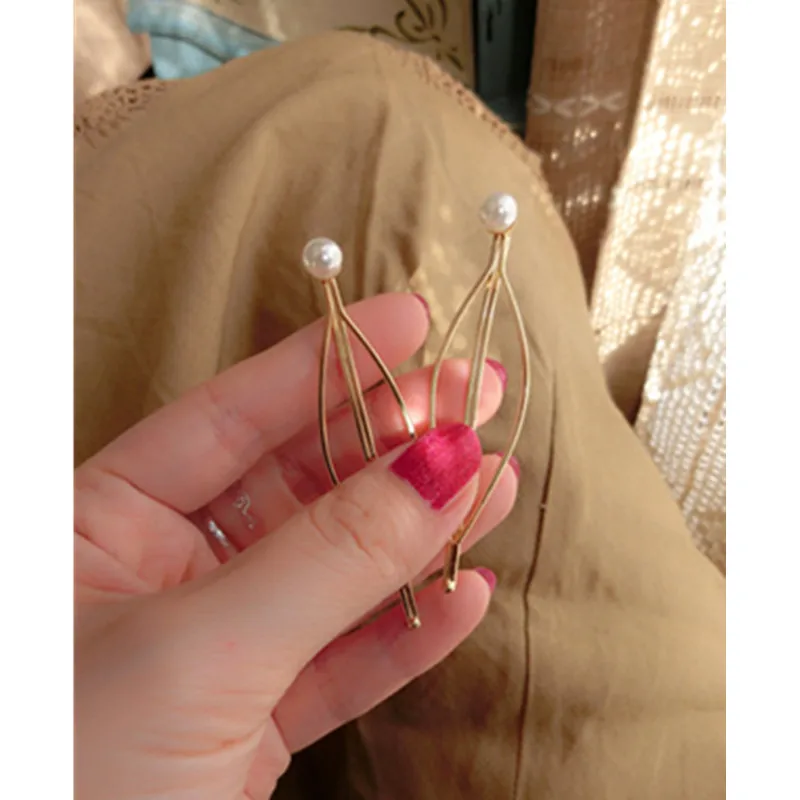 T13 Свадебные аксессуары с имитацией жемчуга шпильки для волос кристаллом дешевые