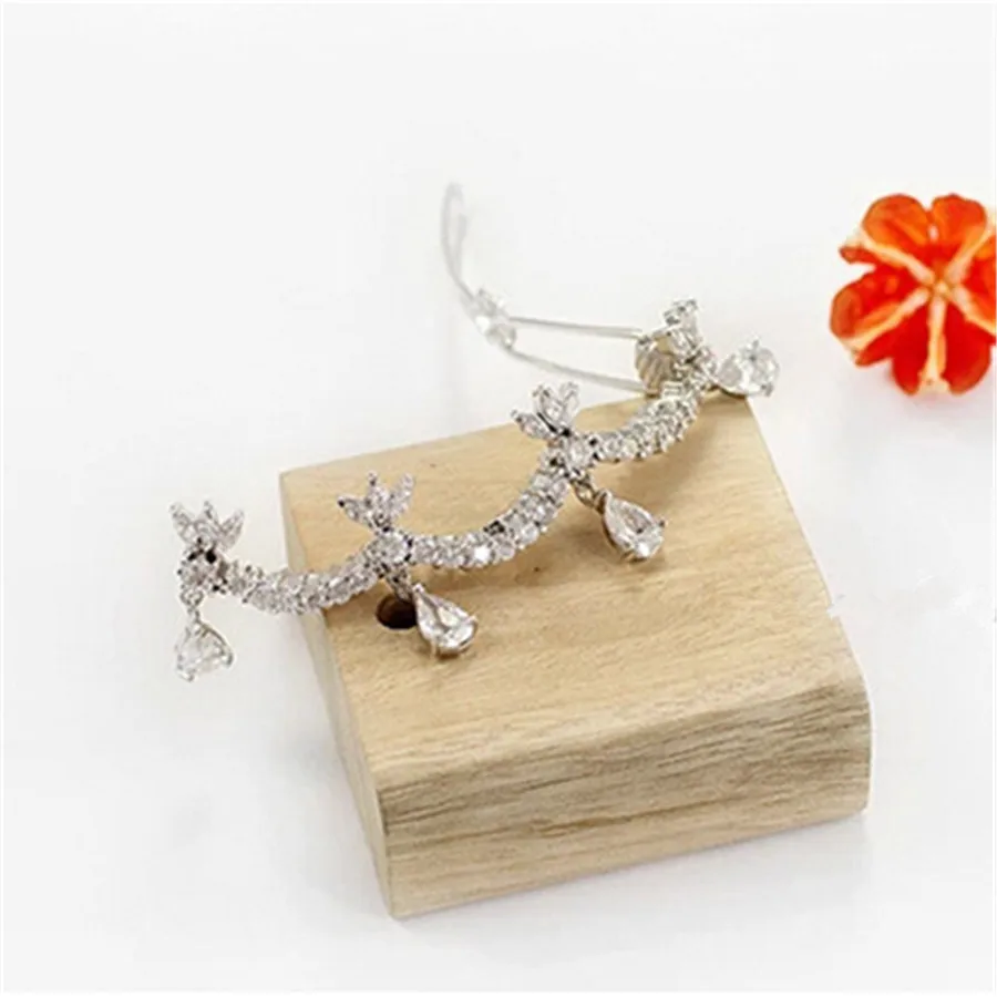 Совершенно новая большая блестящая белая заколка для волос женская из сплава с