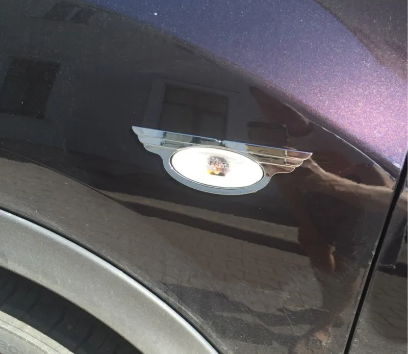 2 шт. боковая крышка авто поворотника для NISSAN JUKE 2010-2014 ABS хромированные