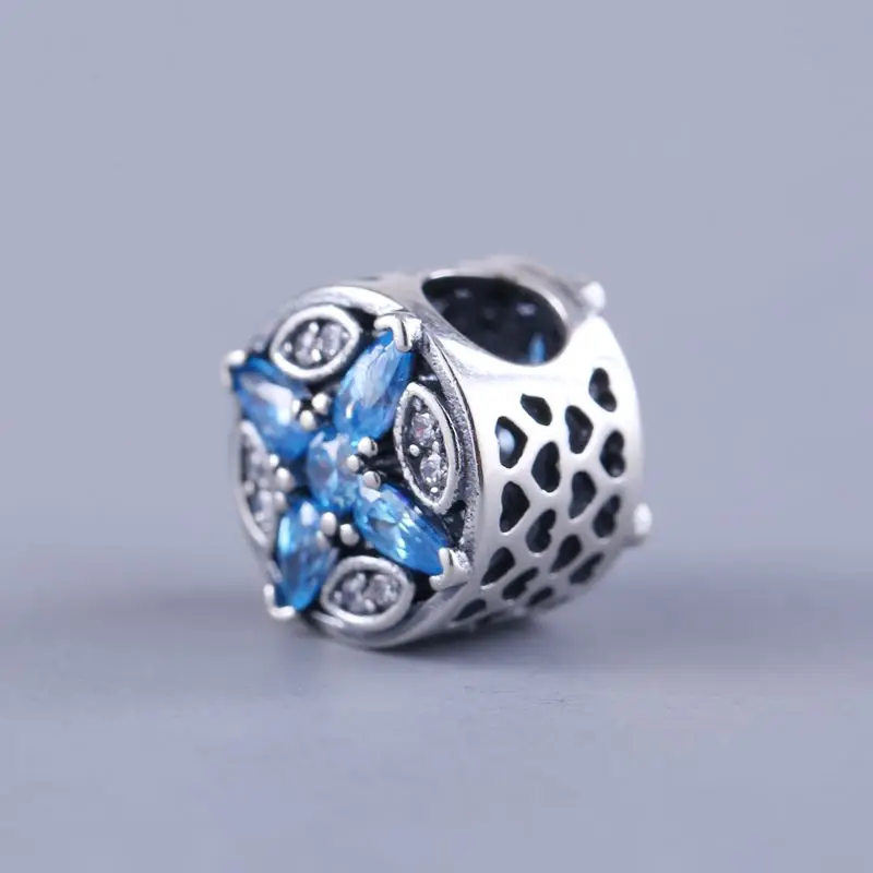 Подвеска для браслета Pandora Cross snowflake из стерлингового серебра 925 пробы подвеска