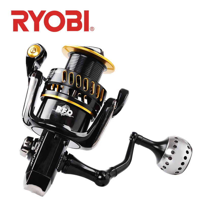 18 оригинальных Спиннинговых Рыболовных Катушек RYOBI AP POWER III 6000 8000 10000 ПЕРЕДАТОЧНОЕ