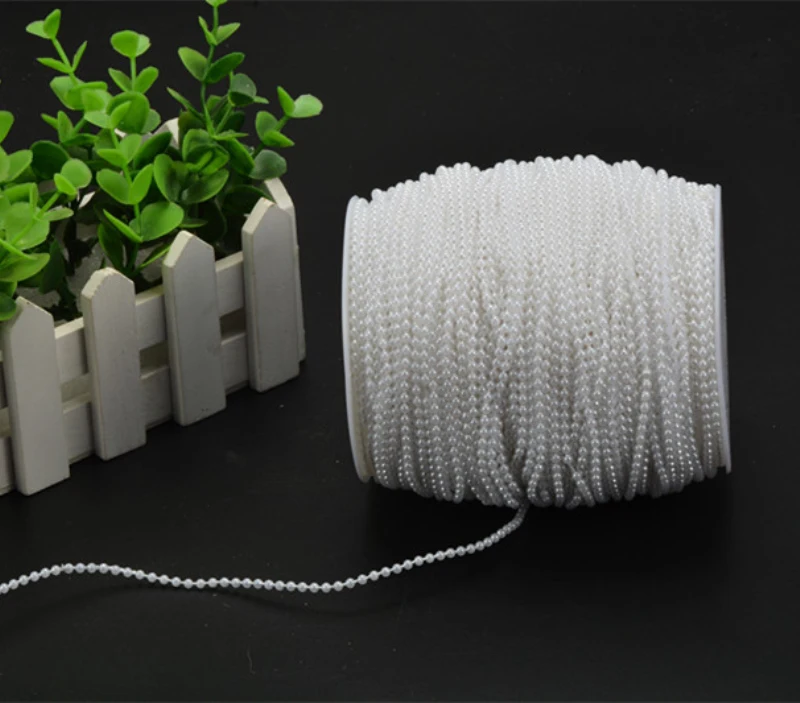 100 м хлопковая линия имитация жемчуга в рулоне 2 5 мм занавеска из проволоки с