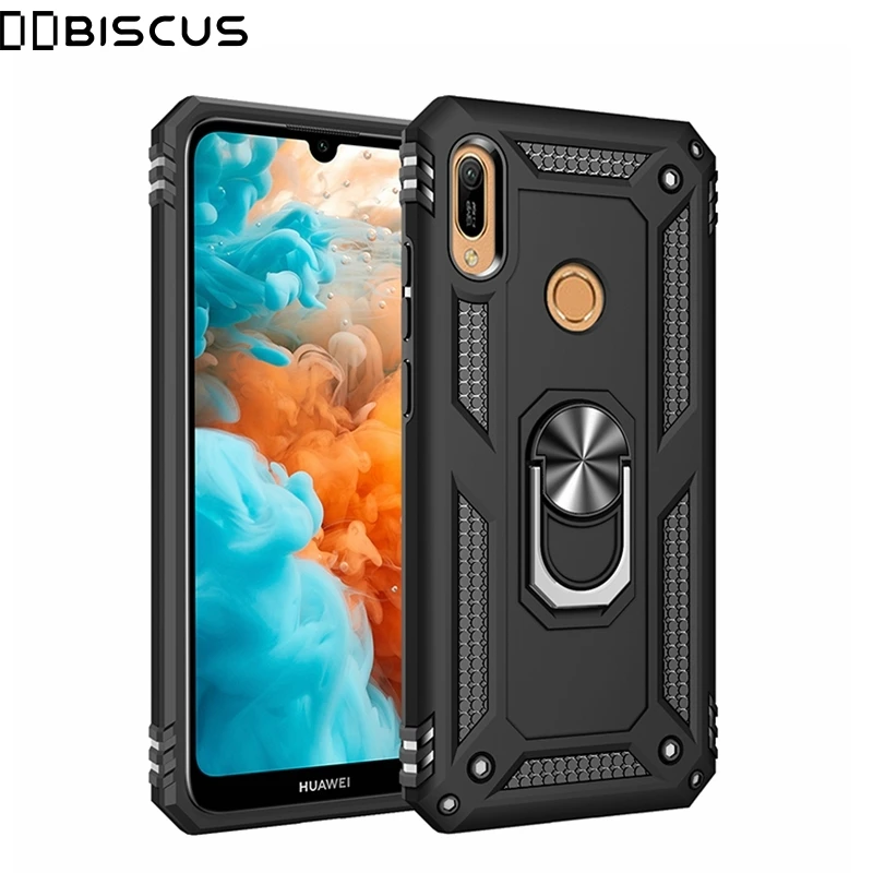 Роскошный бронированный Мягкий противоударный чехол для Huawei Honor 8A JAT-LX1 Y6 2019 Y7 Prime