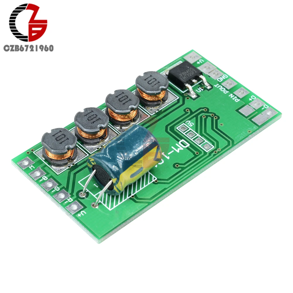 Плата декодера DMX512 12 В 24 600 мА 72 Вт 4 канальный модуль управления драйвером