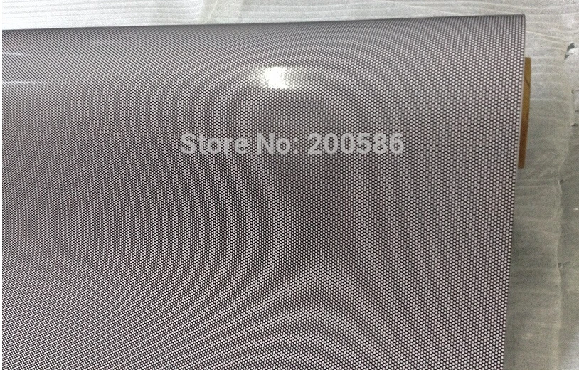 3 рулона Высококачественная перфорированная сетчатая пленка Fly Eye Tint для