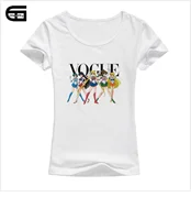 Брендовая женская футболка Vogue Sailor Moon с принтом Женская Повседневная футболка с коротким рукавом женская футболка тенниска Футболка Hipster B215